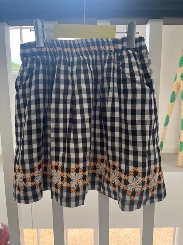 Bonpoint gingham skirt