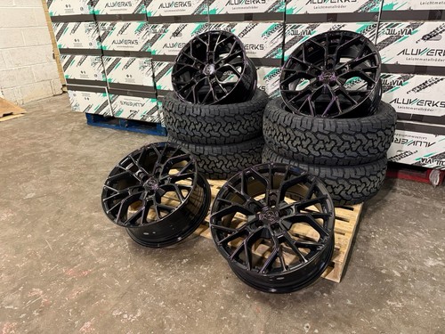 Black swamper alloy wheels - swamper,
