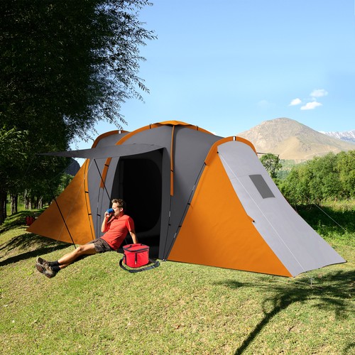 Large camping tent tunnel - camping,