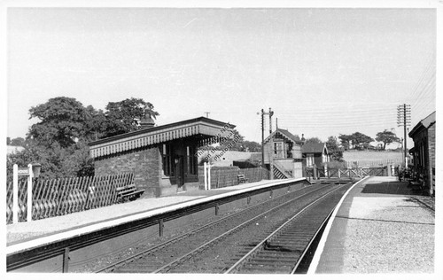 C1940s honing train station - honing,