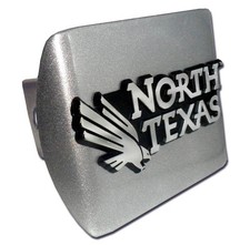 north texas logo chrome emblem
