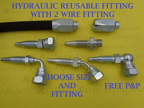 Hydraulic bsp reusable hose - hydraulic,