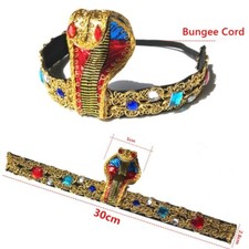 Novely Egypt Queen Headdress Stylish Egyptian Gift Theme Costume Snake
