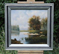 Summer Landscape By The River