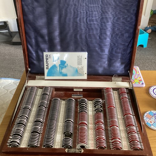 Antique optical trial lens - antique,