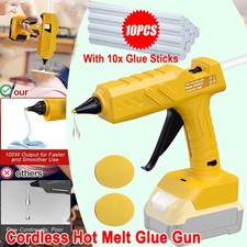 Cordless hot melt glue gun - hot, +10