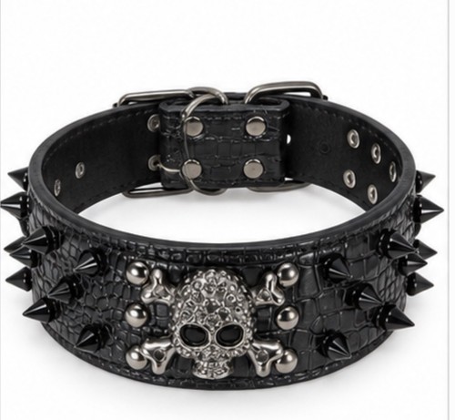 New pure leather dog - new,