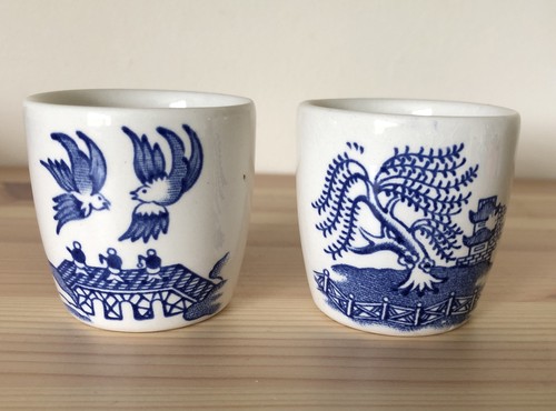 Vintage willow pattern - vintage,