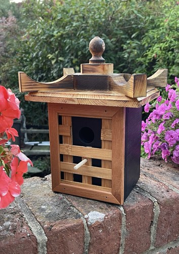Bird house hand made - made, from