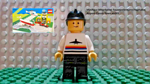 Minifigure employee fireman - minifigure,