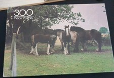 Arrow Puzzles The Shire Horse - Shire & Ardennes - Vintage Jigsaw Puzzle