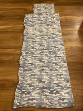 Children’s Sleeping bag and pillow blue camouflage with matching carry bag