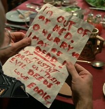  ROCKY HORROR DR SCOT EDDIE REPLICA LETTER ACCESSORY  