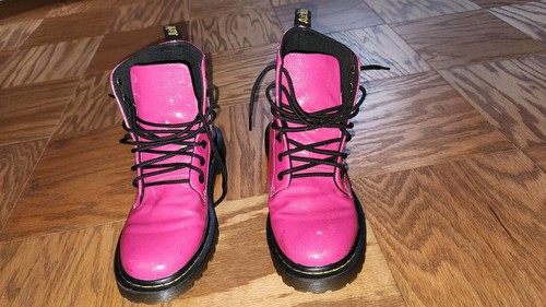 Doc martens hot pink coated - martens,