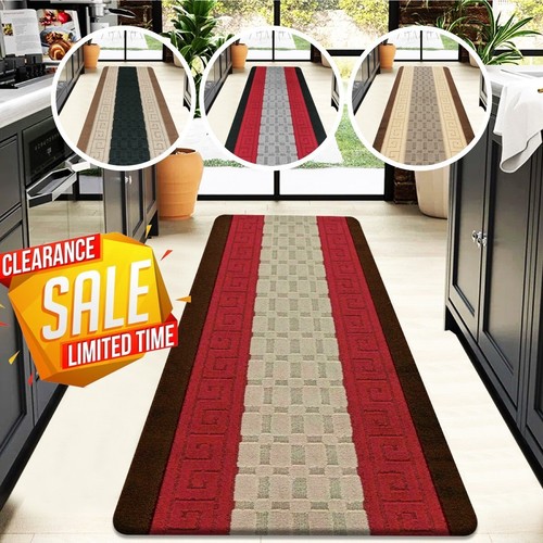 Non slip hall runner rug - non,
