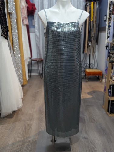 Asos metallic chainmail dress - asos,