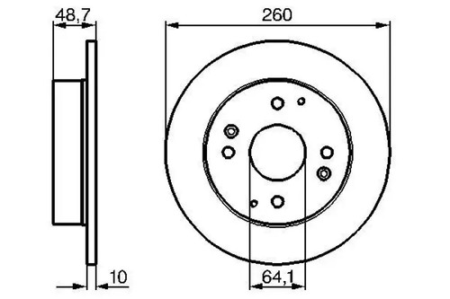 Brake disc solid 986 478 - 986,