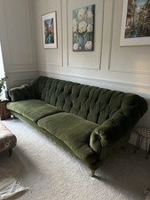 Loaf Bagsie Good Green Clever Velvet Sofa 4 Seater