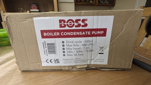 Boss boiler condensate pump - condensate,