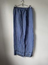 Size XS Zara Blue Striped Trousers PJs