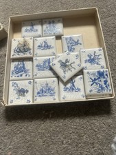 Miniature Delft ￼ Blue And White Tiles