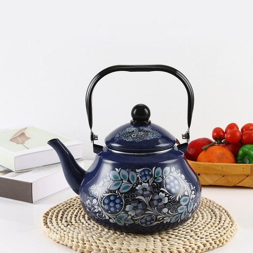 Enamel tea kettle - tea,
