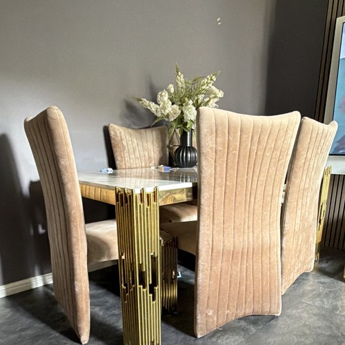 Premium dining table - premium, beige
