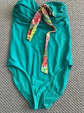 Coral Bay (boots) Green Halter Neck Bathing Costume Size 16
