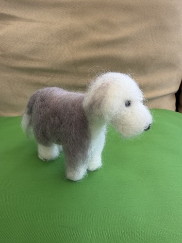 Handmade needle felted old - needle,