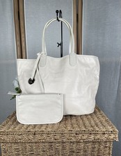 Tula cream leather vintage
