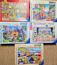 FIVE RAVENSBURGER 1000 piece