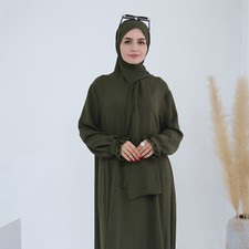 Hooded Hijab Dress Muslim