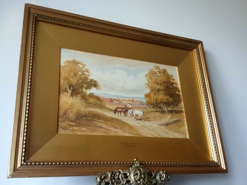 Antique watercolour h - watercolour, by