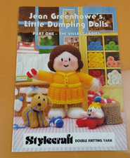 Original Jean Greenhowe's Little Dumpling Dolls Village Ladies Knitting Patterns