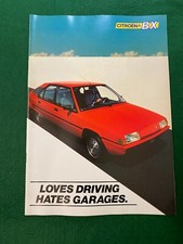 CITROEN BX BX 14 14 RE 16 RS 16 TRS 1983 SALES BROCHURE