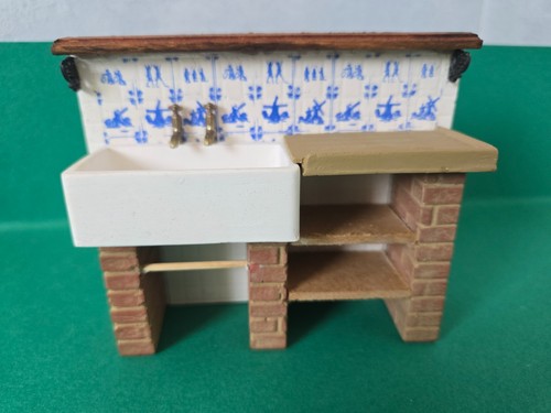 Doll house delf hearth and - house,