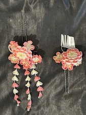 Japanese Kanzashi Geisha, Pink
