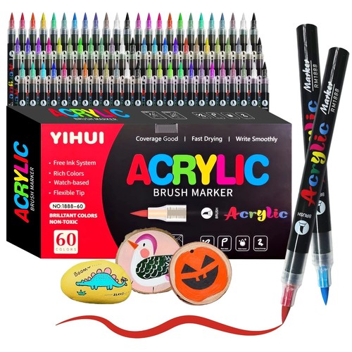 Color acrylic paint markers - 48,