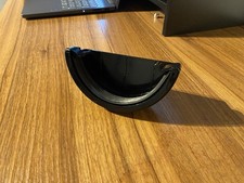 black, half-round external