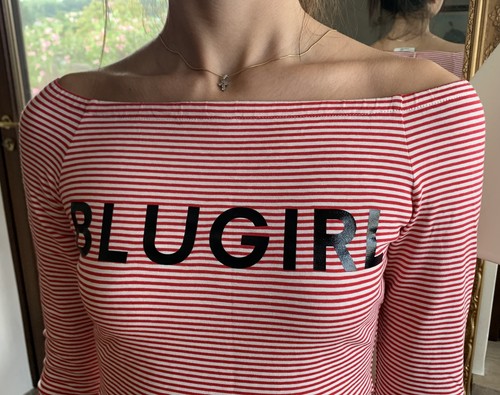 Blugirl blumarine cotton top - blumarine,