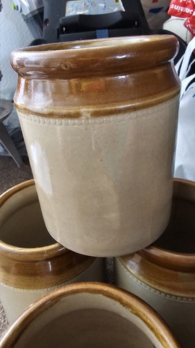 Vintage two tone stoneware - two-tone,