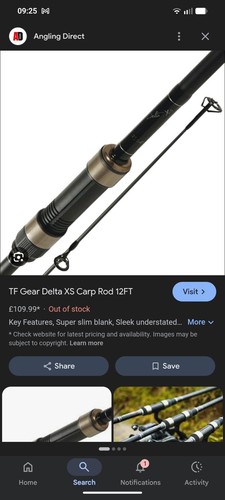 Gear delta carp rod - tf,