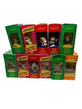 Tetley Teafolk Figures Job Lot Boxed Music Stars & Houses Vintage Collectables