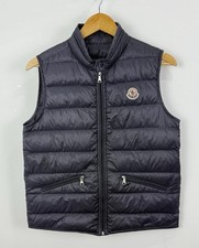 Moncler GUI Down Gilet Jacket S Xs 19”ptp Coat Puffa Genuine Blue Tib Patrick 14