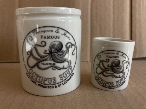 Octopus soup pottery - pottery, jars