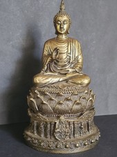 Antique Bronze Tibetan Amitabha Buddha Statue 18cm High.