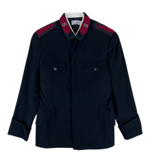 Finnish Salvation Army Jacket Black Ceremonial Dress Vintage Uniform 1966 Medium