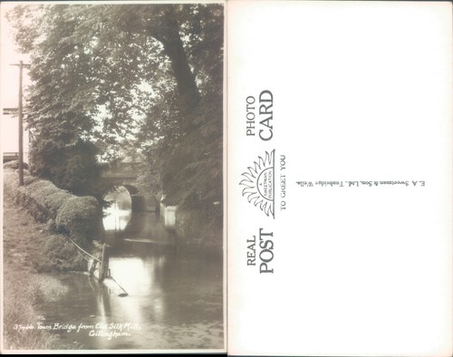 Town bridge from old silk - old, mill
