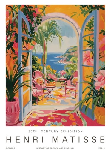 Matisse exhibition poster - matisse,