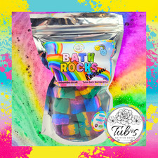 Rainbow bath rocks - -,